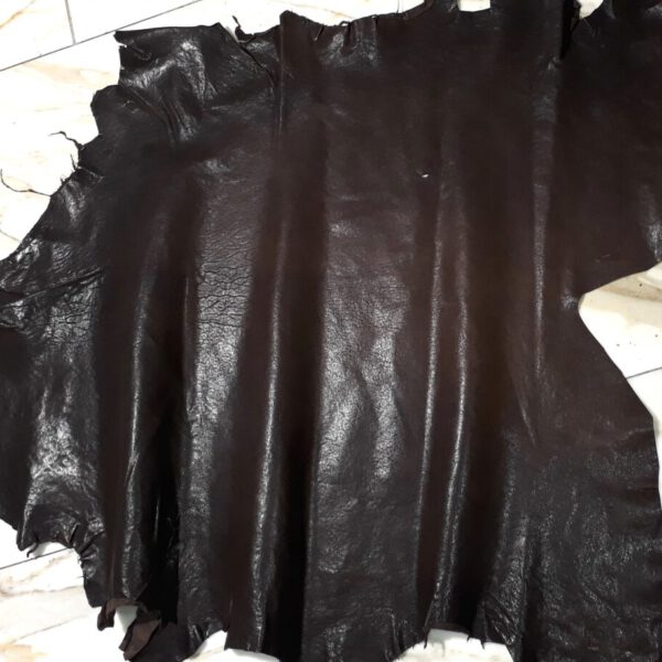 1x Lederhaut (XH-1868), schwarzbraun, 0,8mm, nappa