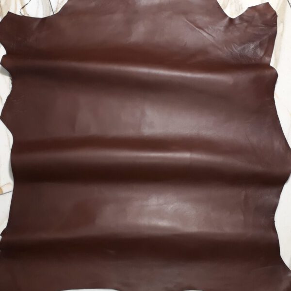 1x Lederhaut (SG-1887), schokobraun, 0,8mm, nappa