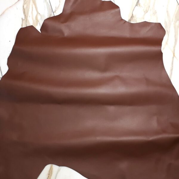 1x Lederhaut (SG-1888), schokobraun, 0,8mm, nappa