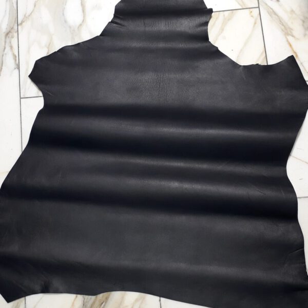 1x Lederhaut (SG-1890), anthrazitblau, 0,9mm, nappa