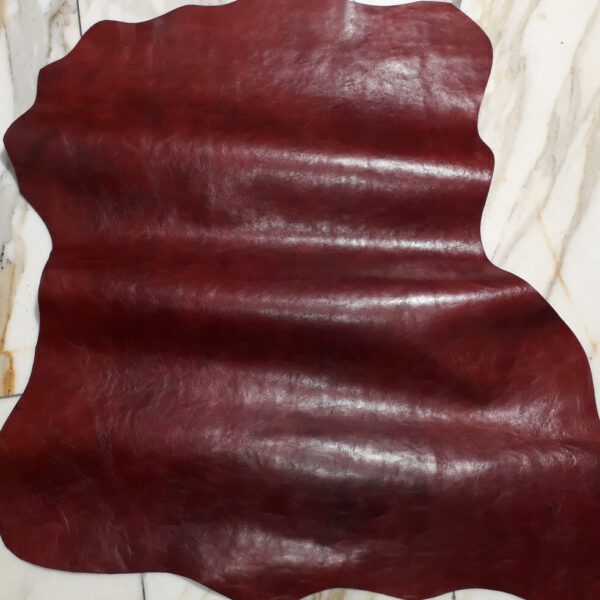 1x Lederhaut (SF-1892), kirschrot, 1,0mm, nappa