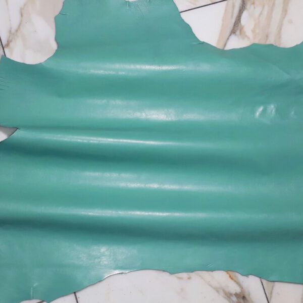 1x Lederhaut (SF-1900), türkisgrün, 0,7mm, nappa