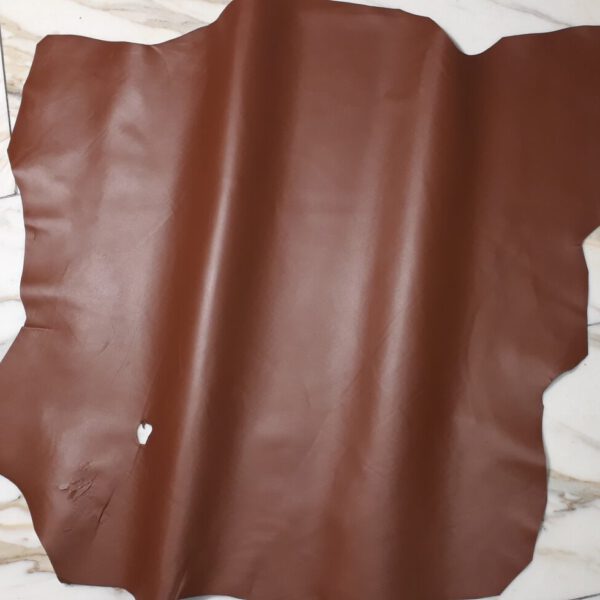 1x Lederhaut (CO-1912), nougatbraun, 1,1mm, nappa