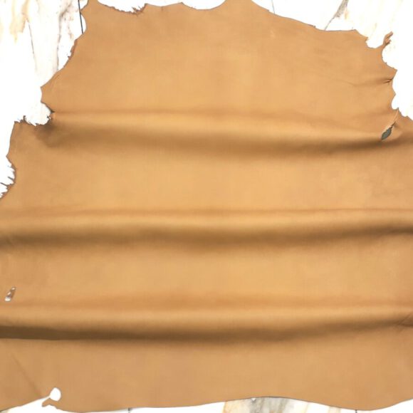 1x Lederhaut (SF-1973), camelbraun, 0,6mm, nappa