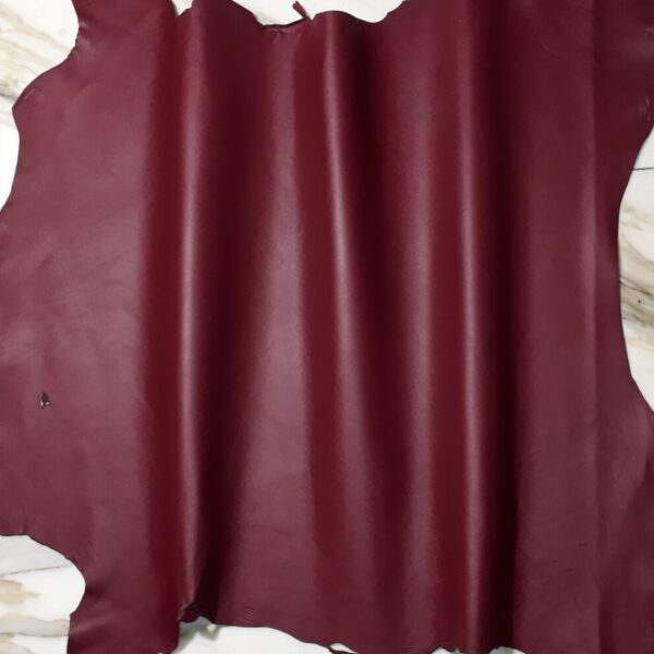 1x Lederhaut (LT-2023), brombeerrot, 0,8mm, nappa